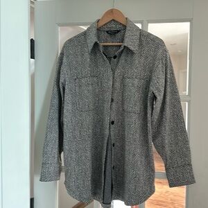 Athleta black and white blazer